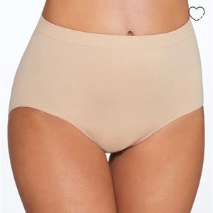 BALI Comfort Revolution Microfiber Brief Size 8/9 Color Nude